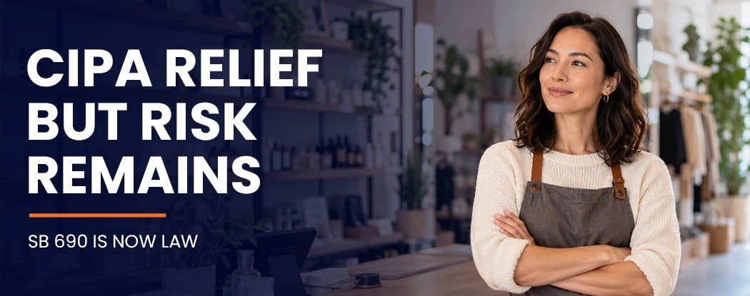 CIPA relief but risk remains, with a businesswoman standing in a